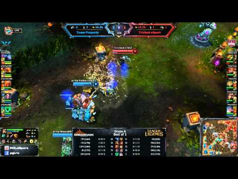 DreamHack Winter 2013 - LoL - Group A - Team Property vs Tricked eSport