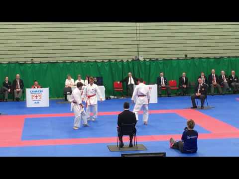 Male Senior Team Kata Final EKF Nationals 2017 JKS England V Gidea Park and Hornchurch Ishinryu
