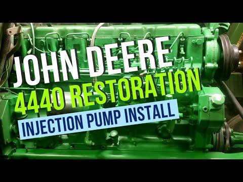 INJECTION PUMP AND INJECTORS... JOHN DEERE4440 PART 3