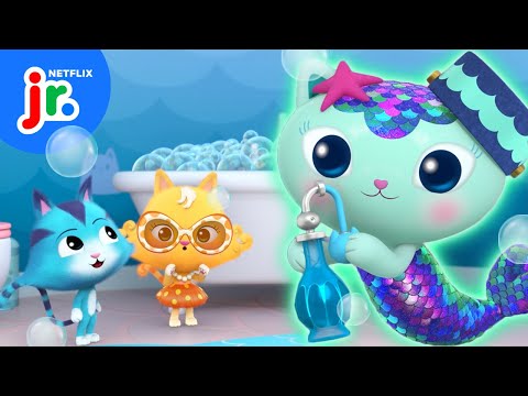 Grandma CatRat's Spa Day 🐱🧡 Gabby's Dollhouse | Netflix Jr