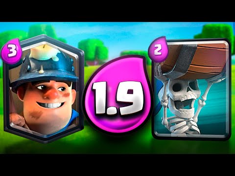 CRIEI O DECK 1.9 MAIS IRRITANTE E MAIS RÁPIDO PRA DEIXAR TODOS OPONENTES LOUCOS NO CLASH ROYALE