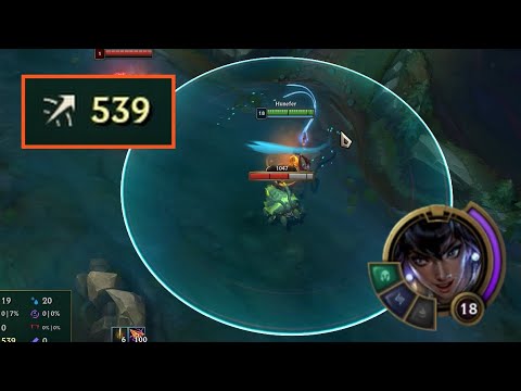 Is Nilah with 539 Range still Melee?