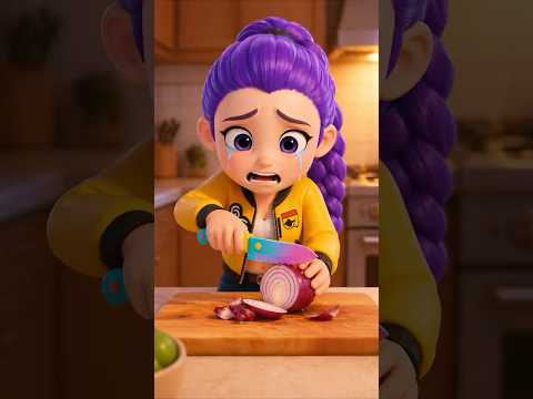 RUMI CHOROU CORTANDO CEBOLA! 😭