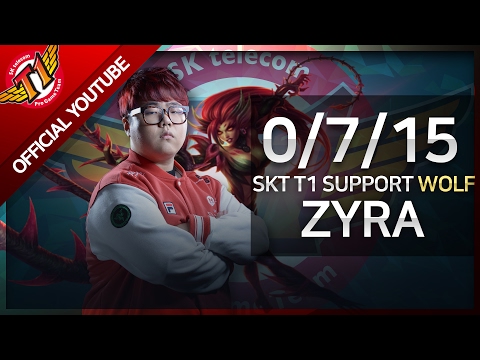 [Game Full] SKT T1 Wolf - Zyra (0/7/15)