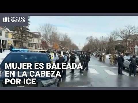 Mujer muere baleada por un agente de ICE en medio de un operativo migratorio en Minneapolis