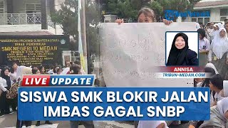 Siswa SMK 10 Medan Marah hingga Blokir Jalan Buntut Gagal SNBP, Humas Bantah Beri Ancaman
