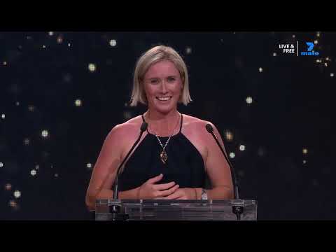 Beth Mooney speech after winning the Belinda Clark Award - Australian Cricket Awards 2023