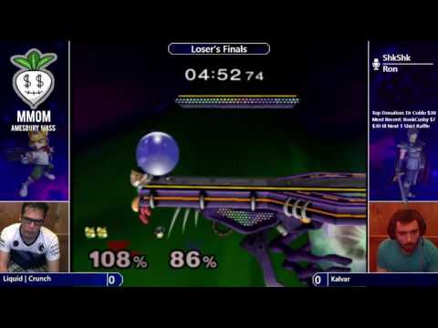 Liquid | Crunch (Fox) vs Kalvar (Marth) - MMOM65 Loser's Finals