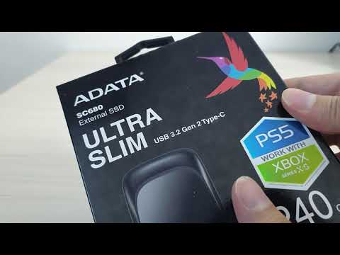 Внешний SSD для PS5  ADATA SC680