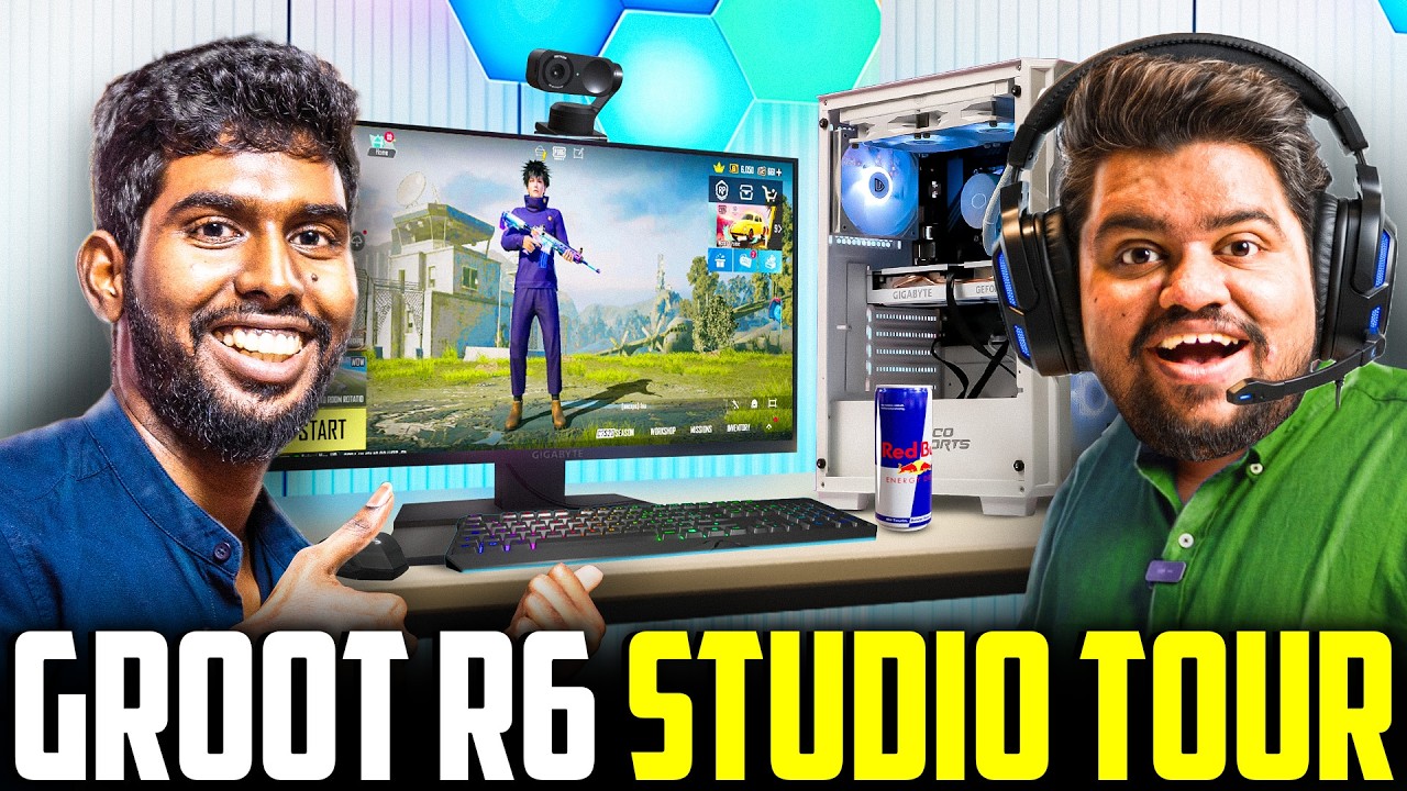 @GROOTR6  Studio Tour 🎙️😱 | உள்ள என்ன இருக்கு 😅 | #a2d #groot #insurance