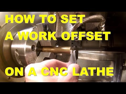 HOW TO SET A WORK OFFSET ON A CNC LATHE