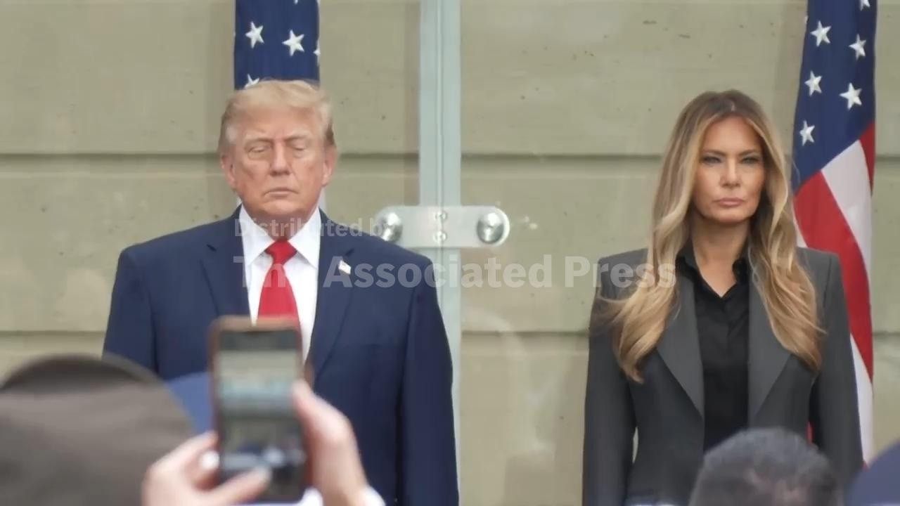 Trump appears to doze during Pentagon 9/11 ceremony as names of victims read