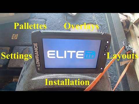 Installation and Setup LOWRANCE Elite 9 Ti2 (how to get the most from sonar)