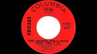 1970 HITS ARCHIVE: Does Anybody Really Know What Time It Is? - Chicago (mono 45)