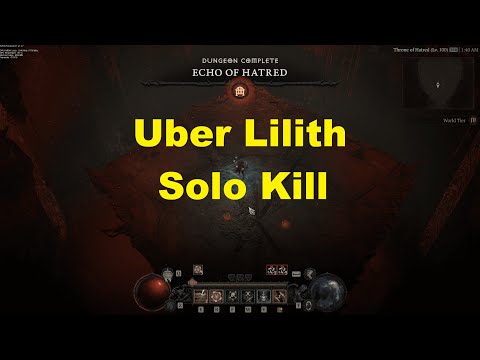 Diablo 4 | Uber Lilith Rogue Solo Kill