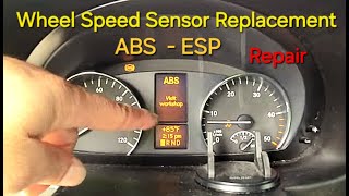 DIY ABS Wheel Sensor Replacement ESP Mercedes Sprinter and Other Vehicles
