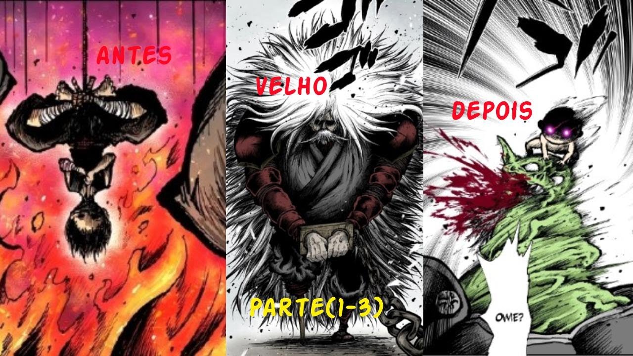 Parte(1-3) O ninjá mais perigoso reencarna em outro mundo como um bebê super apelão