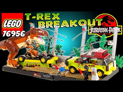 Vidéo LEGO Jurassic World 76956 : L’évasion du T. rex de Jurassic Park