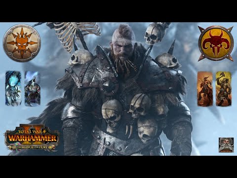 The Battle of Monster Rush! - Beastmen vs Norsca - Total War Warhammer 2