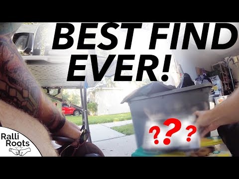 Is this our BEST GARAGE SALE FIND EVER????