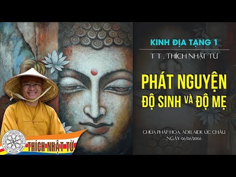 Phát nguyện độ sinh và độ mẹ (06/06/2006) Thích Nhật Từ