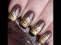 Lucy's Stash: Foil Gold Flames Manicure ...