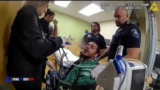 Wannabe Tough Guy Gets Whooped by His Sassy Brother, Then Goes Ballistic After He's Arrested