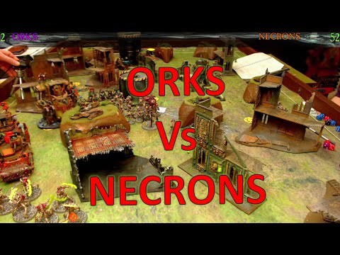 Orks vs Necrons Warhammer 40K Battle Report 9th Edition 2000pts