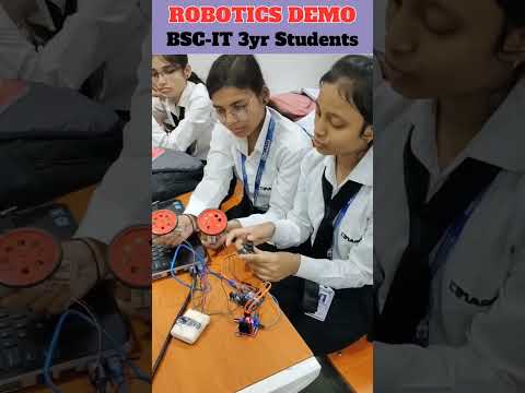 Robotics Demo by BSc-IT 3rd Year Students | #shorts #shorstvideo #shortsyoutube #shorstviral