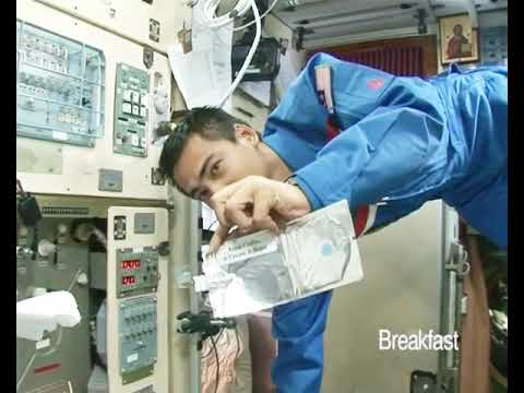 Breakfast in Space - #DrSheikh #MalaysianAstronaut