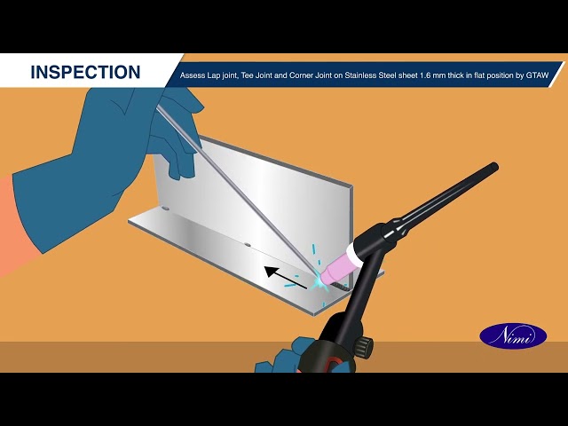 Lap, Tee, and Corner Joints-SS sheet-1.6 mm thick-flat position