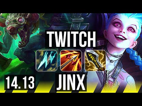 TWITCH & Leona vs JINX & Annie (ADC) | Quadra, Legendary, 25/3/5, 50k DMG | EUW Master | 14.13