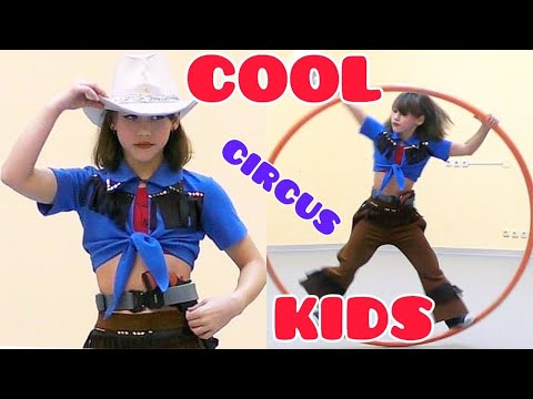 Demonstration performance in Orsha, "Cyr Wheel", acrobatic composition - "Cowboy" - Aralova Kira.