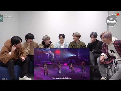 BTS REACCIONA A BLACKPINK “LOVE TO HATE ME”