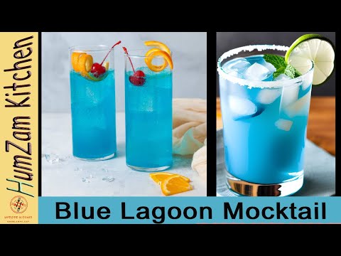 Summer Special Blue Lagoon Recipe | Blue Lagoon Mocktail | Blue Curacao Lemonade by HumZam Kitchen