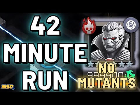 42 MINUTE ABYSS OF LEGENDS SPEEDRUN - NO MUTANTS | MARVEL CONTEST OF CHAMPIONS