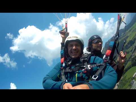 Paragleiten Tandemsprung Lärchfilzkogel 03.08.18