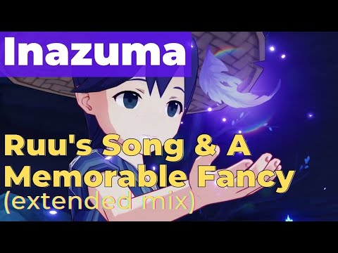 Relaxing Genshin Impact OST - Ruu's Melody / Memorable Fancy (extended) 原神| game study music Inazuma