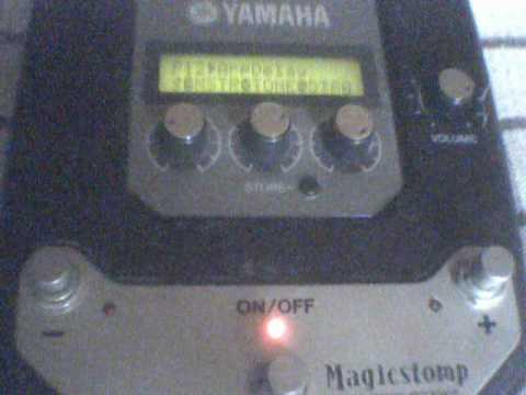 Yamaha MagicStomp UB99 Stereo Multi-Effect Pedal 1990s - Purple/Silver image 7