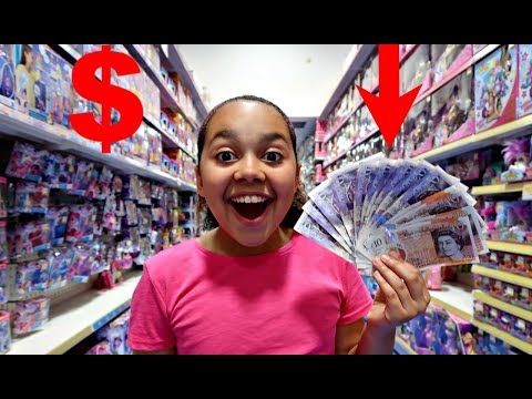 TIANA SPENDS £200 In 10 MINUTES! Toy Hunt Shopping Challenge