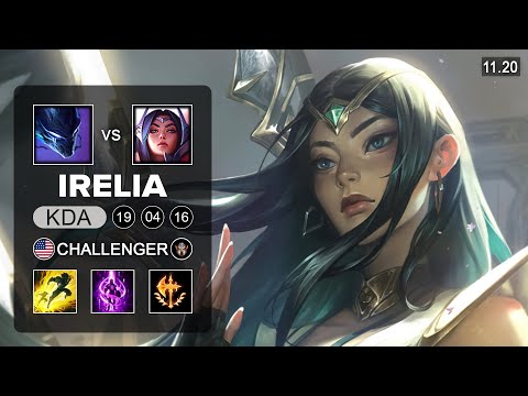 General Sniper Irelia Top vs Nocturne - NA Challenger - Season 11 Patch 11.20