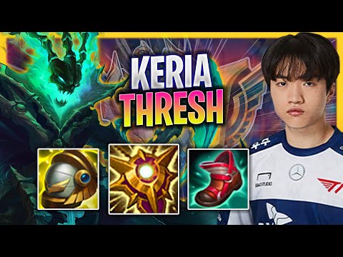 LEARN HOW TO PLAY THRESH SUPPORT LIKE A PRO! | T1 Keria Plays Thresh Support vs Rakan!  Season 2023