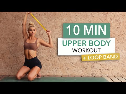 10 MIN UPPER BODY + Booty Band I seems simple but is magic for your back & posture!