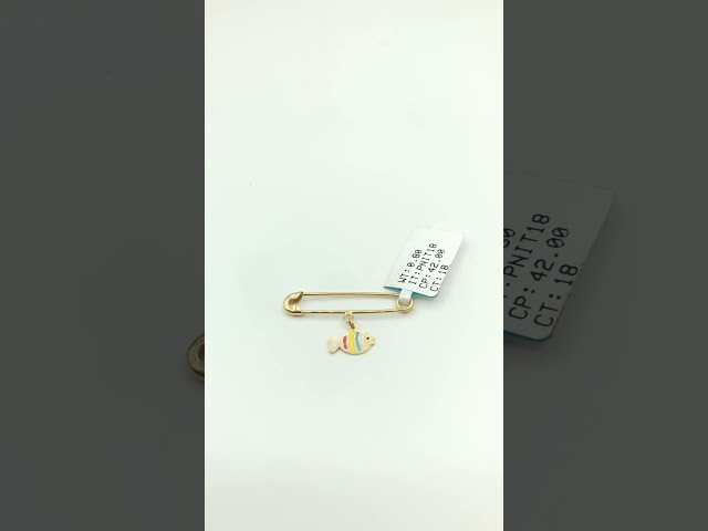 فرع (1)بروش اطفال ذهب عيار 18 الوزن 1.25