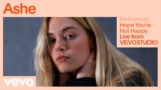 Ashe - Hope You're Not Happy (Live Performance) | Vevo