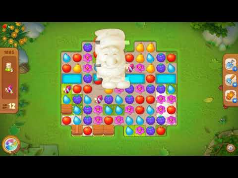 1885 Gardenscapes Hard Level  Прохождение Игры