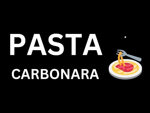 How to Pronounce "Pasta Carbonara" in English Language?[How to say Pasta Carbonara?]