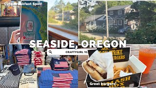 TRAVEL VLOG in SEASIDE a cute beach town (I didn't want to leave) Amazing Food, Stores, and Cottages