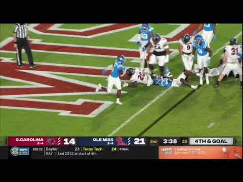 2020 USC vs Ole Miss - Kevin Harris 1 Yd Touchdown Run