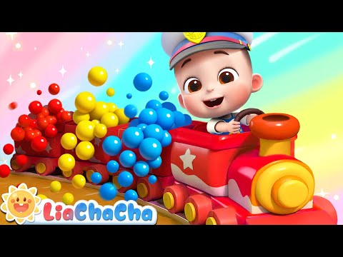 Toot Toot Train Song | Color Song | أغنية توت توت | Kids Songs & Nursery Rhymes | LiaChaCha